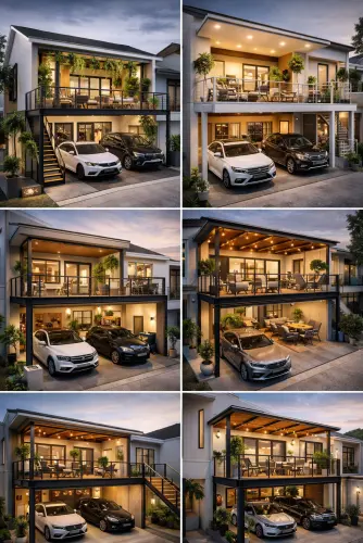 Mezannine Teras Rumah Keren di Pondok Pinang